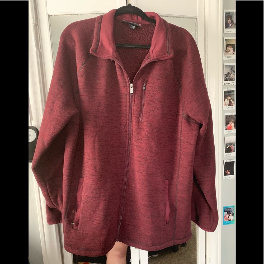 RED SWISS TECH SWEATER